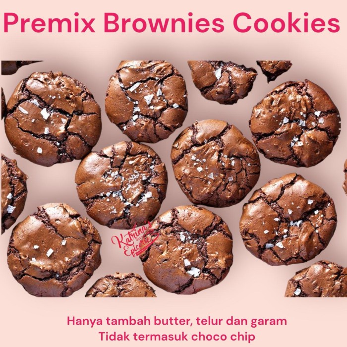 

Premix Brownies Cookie 500 Gram Tepung Instant Kue Kering Cokelat