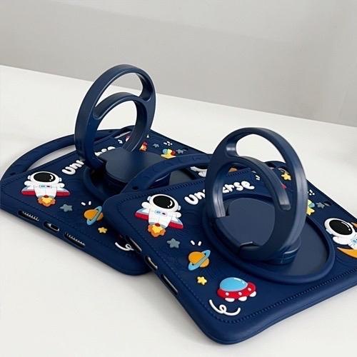 SAMSUNG GALAXY TAB A 8 SPEN 2019 P205 CASE SILIKON LUCU MOTIF ANAK FREE BONUS TALI & PEN STYLUS