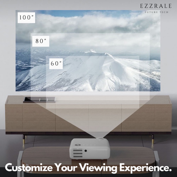 Project - Ezzrale EZ320 Mini Led Projector (150 ANSI)