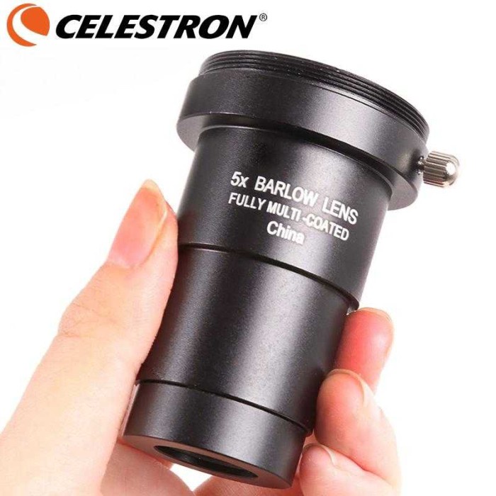 HOT PROMO Lensa Barlow Teleskop 5x Eyepiece 1.25 Inch