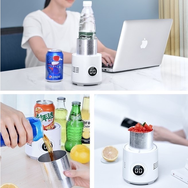 Gelas Pendingin Pemanas Cooling Cup Kulkas Mini Cup Pendingin Minuman - Asli