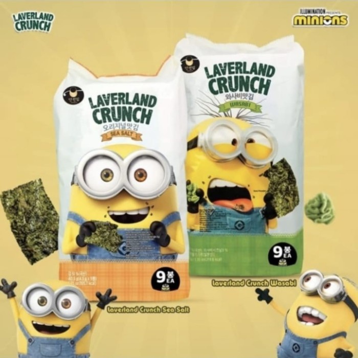 

..... Laverland Crunch Seaweed Korea Seasalt Habanero Wasabi