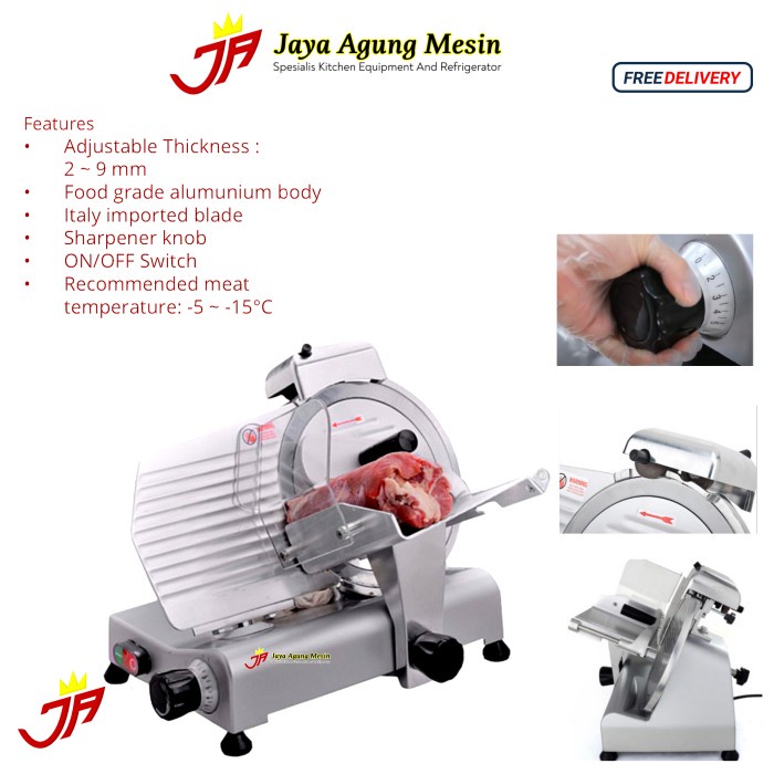 Semi Automatic Meat Slicer Getra 250ES/B-10A /Meat Slicer Getra 250ES