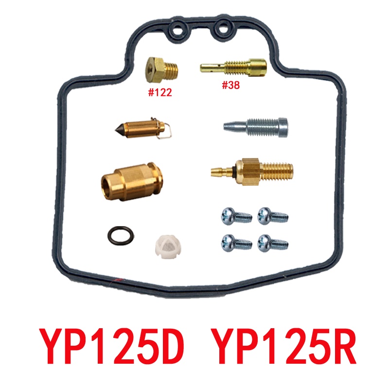 Repair Kit For Yamaha Majesty Yp125R Yp125D 5Ns 5Nr Scooter Carburetor Yp125 Xn125 1998-2002