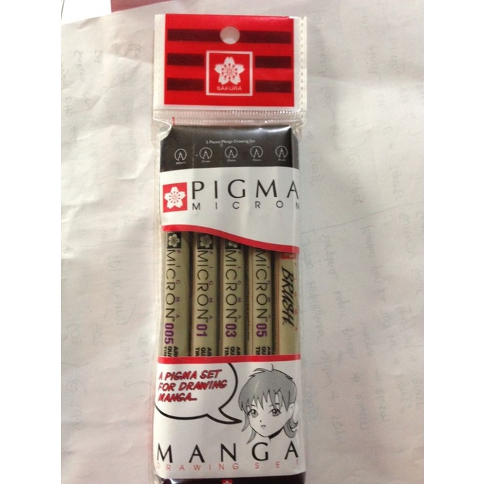 

Sakura Micron Pack (Drawing Pen And Brush)