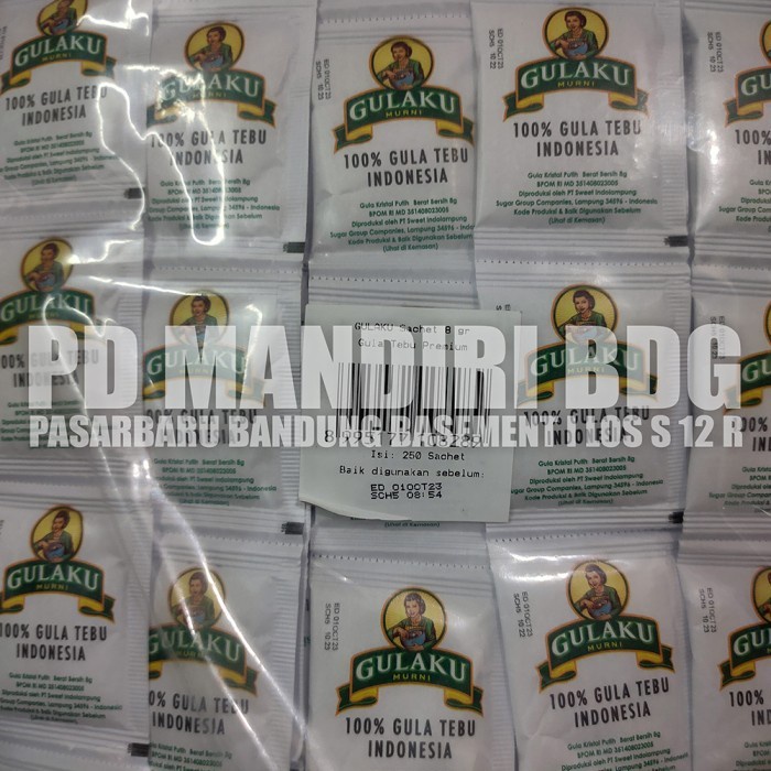 

(Best) GULAKU SACHET 8 GR ISI 250