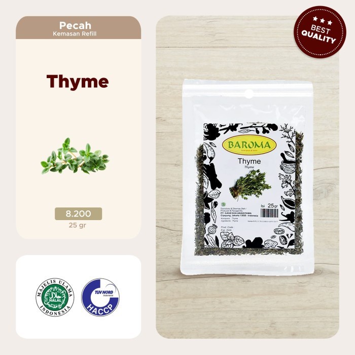 

(Best) Baroma Thyme Bumbu Masak [25 g] Refill