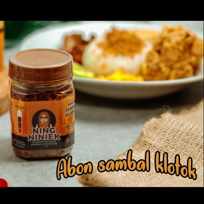 

(Good) ABON SAMBAL KLOTOK NING NINIEK/ABON SAMBEL IKAN ASIN KHAS SURABAYA 70g