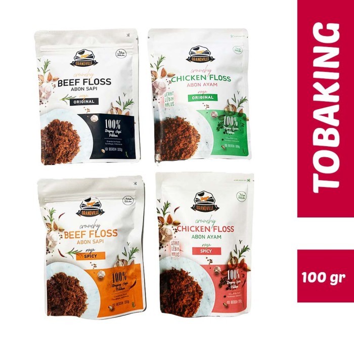 

(Good) Grandville Abon Sapi Ayam / Grand Ville Beef Chicken Floss 100gr HALAL