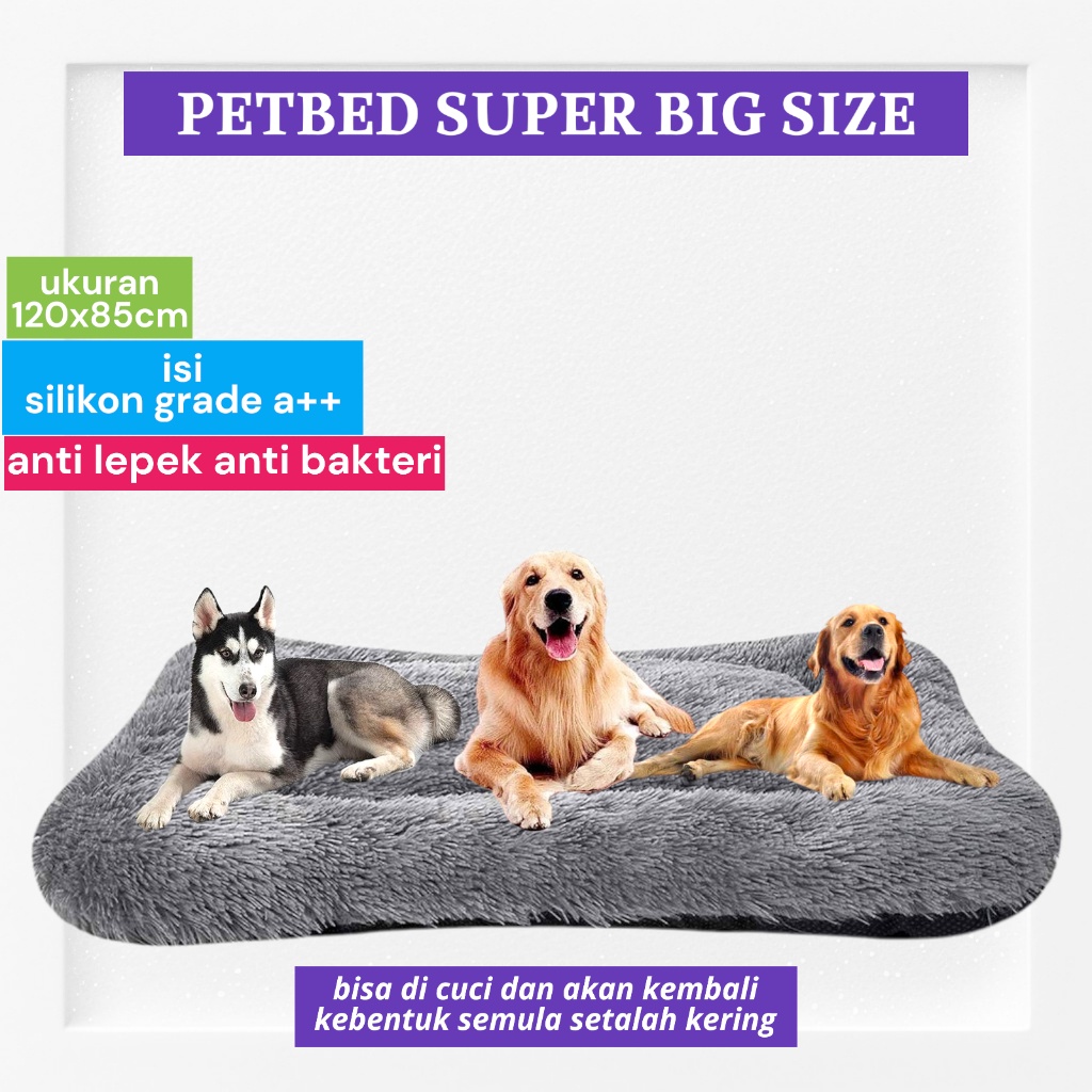 Tempat Tidur Anjing Ras Besar ,Ukuran 120x85 Cm/Tempat Tidur Anjing Dan Kucing/Tempat Tidur Hewan