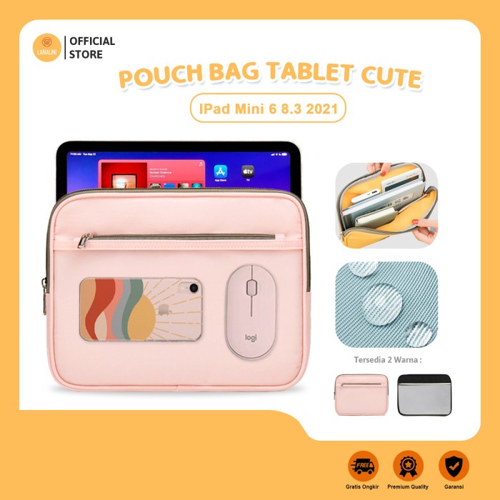 Jt Top Ipad Mini 6 8.3 Gen 6Th 2021 Sleeve Tas Case Pouch Waterproof Simpel
