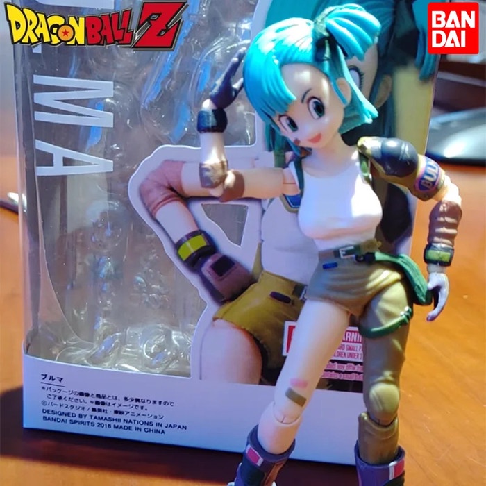Anime Dragon Ball Action Figure Bulma Mfg Series Shf Soldier