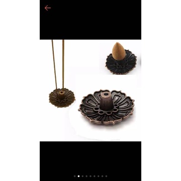 Laris Manis Tempat Pembakar Dupa Hio Dupa Stik Model Bunga Lotus holder 9 Lubang Hari Ini Saja