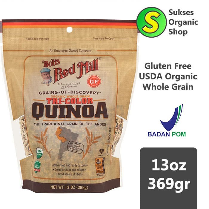 

Organic Whole Grain Tricolor Quinoa Bob'S Red Mill 369Gr