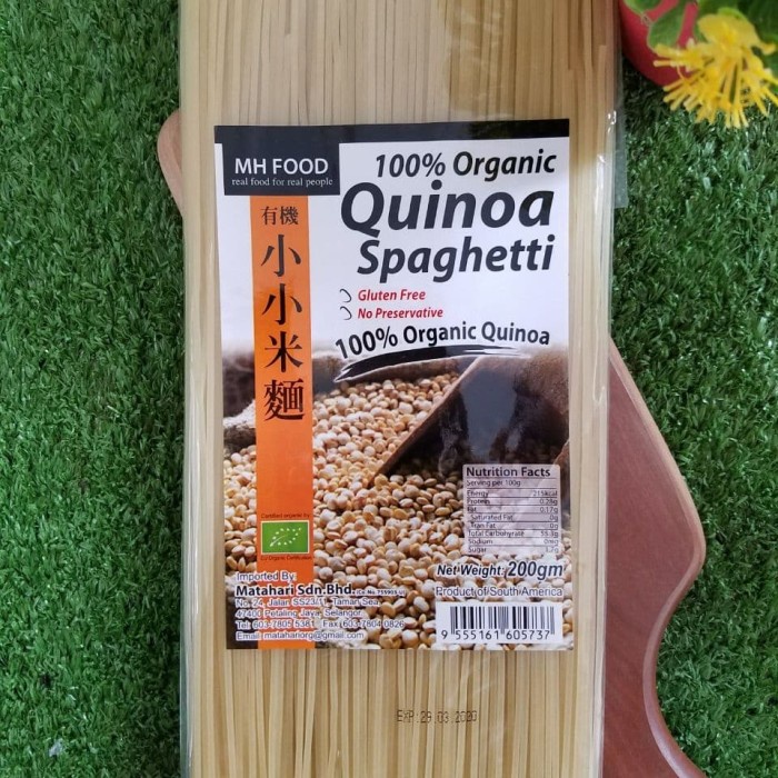 

Mh Food Gluten Free Organic 100% Quinoa Spaghetti 200G