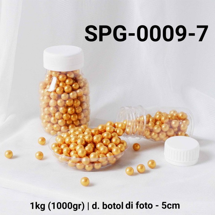 

Sale Terbatas Spg-0009-7 Sprinkles Sprinkle Sprinkel 1Kg 1 Kg Kilo Mutiara Gold Emas Aman