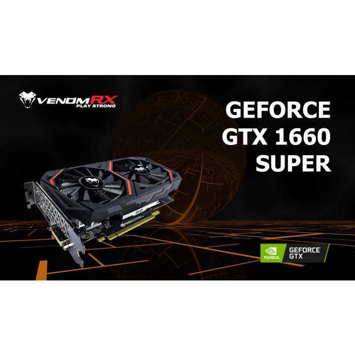 BISA GOSEND VGA VENOMRX GTX 1660 SUPER 6GB DDR6 - VENOMRX GEFORCE GTX 1660 SUPER GRATIS ONGKIR