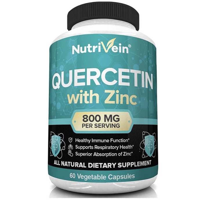 Nutrivein Quercetin With Zinc 60 Caps