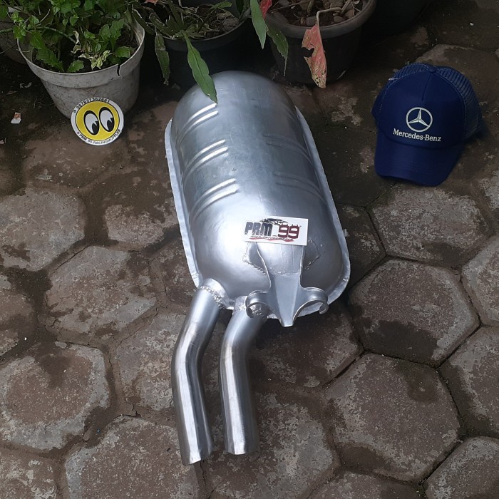 Knalpot Mercedes Benz Tabung Belakang W124 230E, 300E Kualitas Super