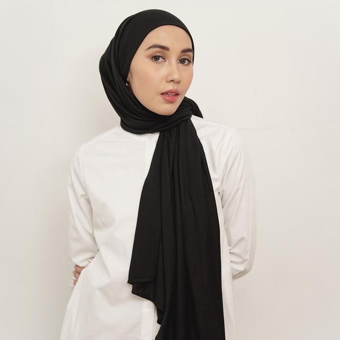 New Pashmina Jersey Knit Dauky Hijab Selendang Ready