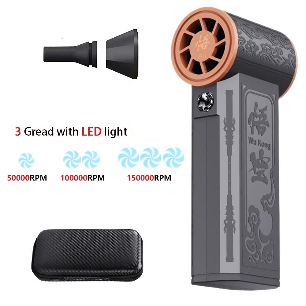 air blower 150000rpm turbo jet fan 52m/s portable turbo fan mini turbo jet fan brushless motor