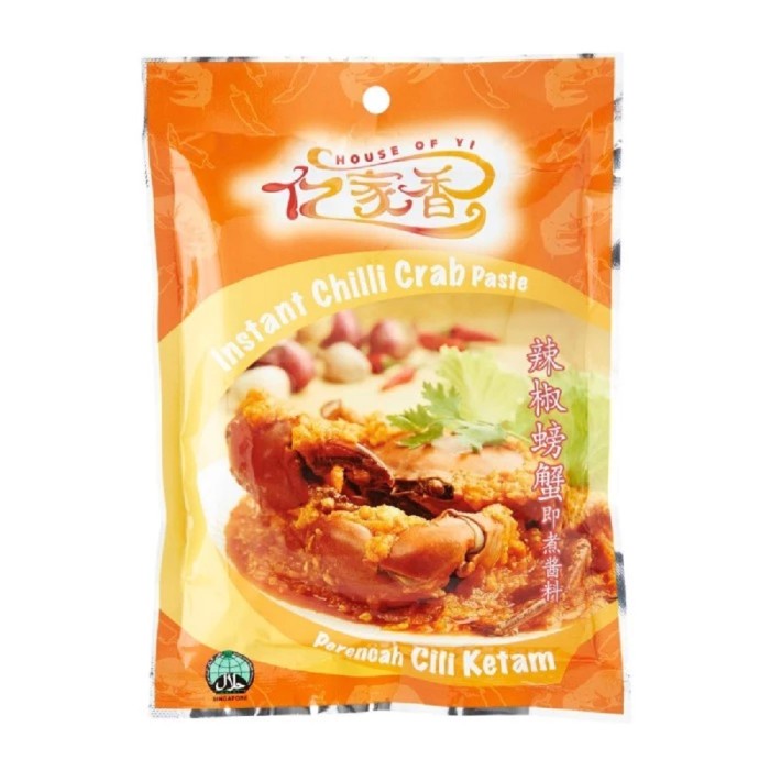 House Of Yi Instant Chilli Crab Paste 200 Gram