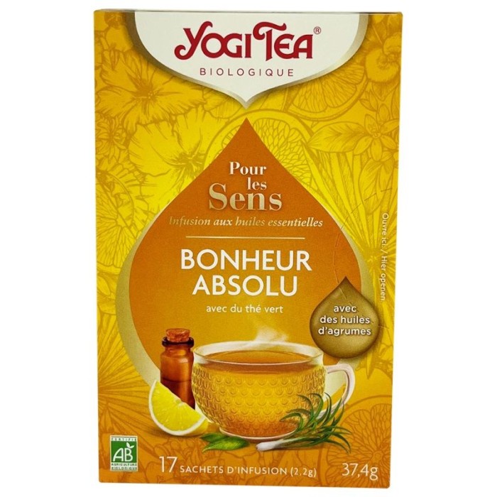 

Yogi Tea Organic For The Senses Pure Happiness Green Tea 20 X 2.2 Gram