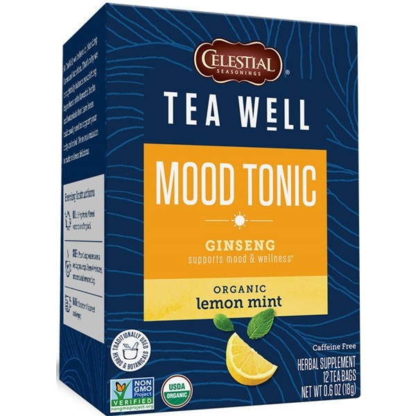 

Celestial Seasonings Tea Well Mood Tonic Ginseng 12 X 1.5 Gram