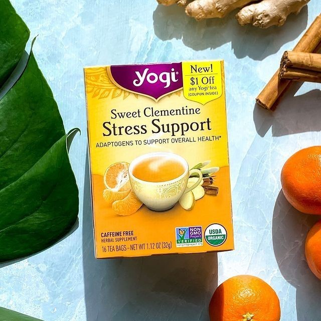 

Yogi Tea Sweet Clementine Stress Support 16 X 2 Gram