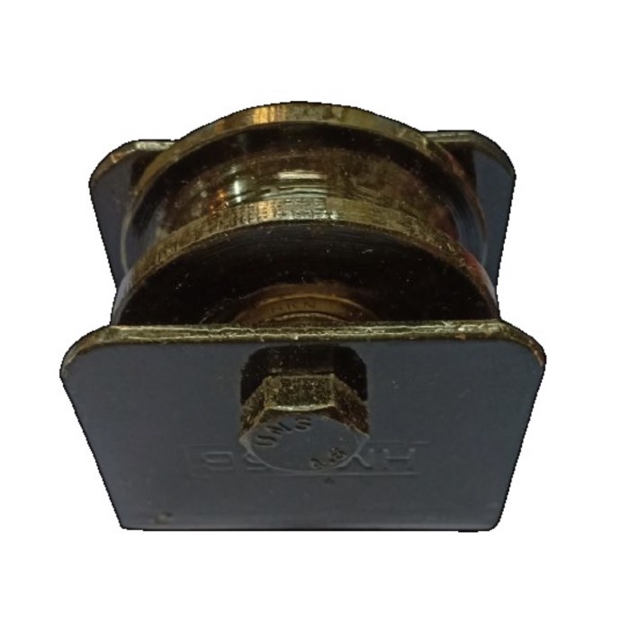 

Roda Pagar / Roda Pintu Gerbang Bubutan 75Mm 3 Inch Siku Behel/Siku-V