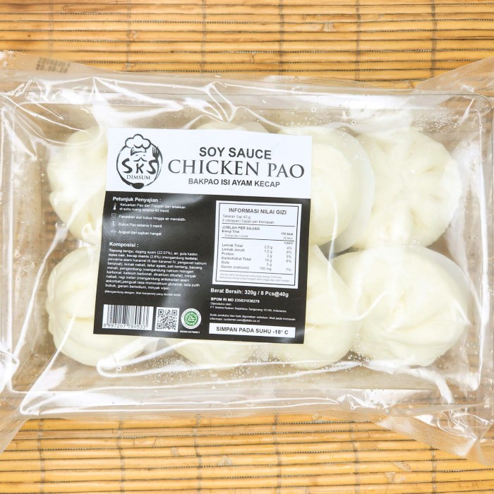 

Dimsum Bakpao Ayam Kecap SKS Frozen - isi 8pcs