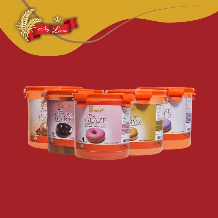 

ELMER Dip Glaze (Saus Coklat Manis) Berbagai Rasa 1 kg