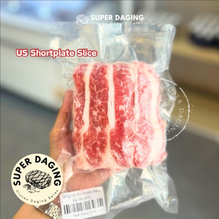 

USA Beef Shortplate Slice / Daging Yoshinoya - Super Daging Tangerang