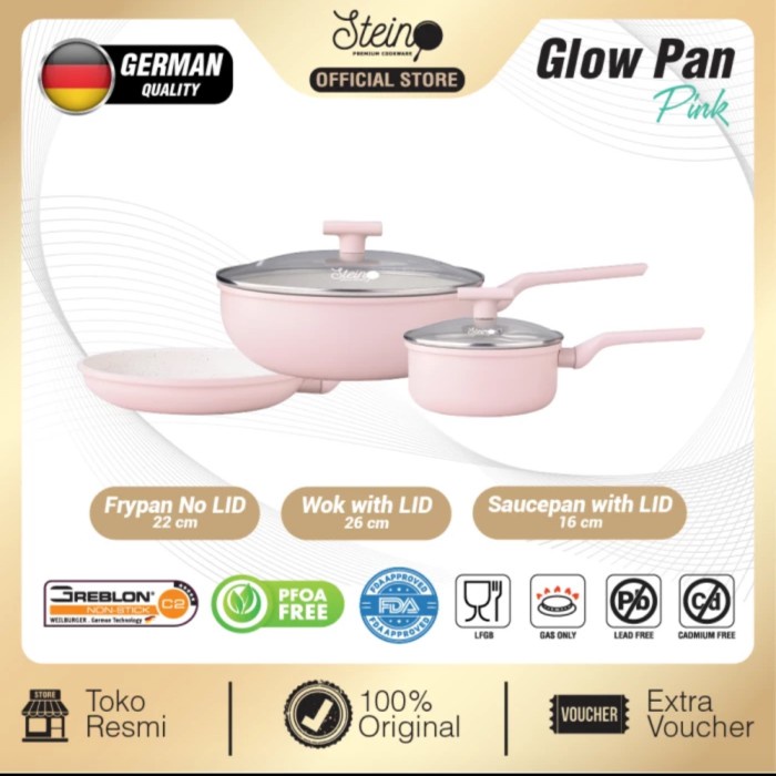 Stein Cookware Glow Pan / Paket Glowpan Stein Cookware
