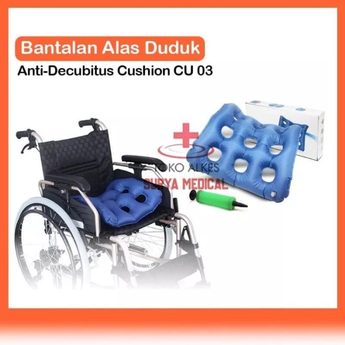 bantal jok kursi roda/jok busa kursi roda decubitus