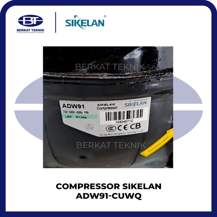 Gercep Kompresor Kulkas Adw91 / Adw 91 - Kulkas Freezer 1/4 Pk R134A
