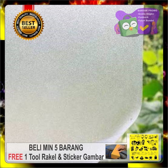 (BestSeller) stiker kaca sandblast/stiker kaca es/stiker buram Lebar 150cm