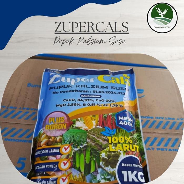 OBAT KUNING DAUN CABAI TERAMPUH - ZUPERCALS 1 KG Pupuk Untuk Mengatasi Virus Gemini Pada Tanaman