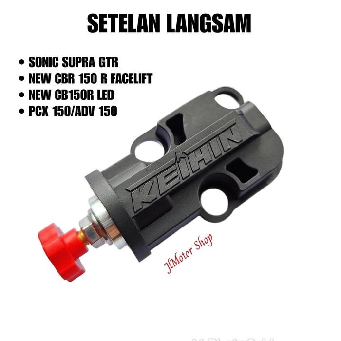 STELAN SETELAN LANGSAM MANUAL ISC IDLE AIR SCREW SONIC SUPRA GTR NEW CBR 150 R FACELIFT CB150 R LED