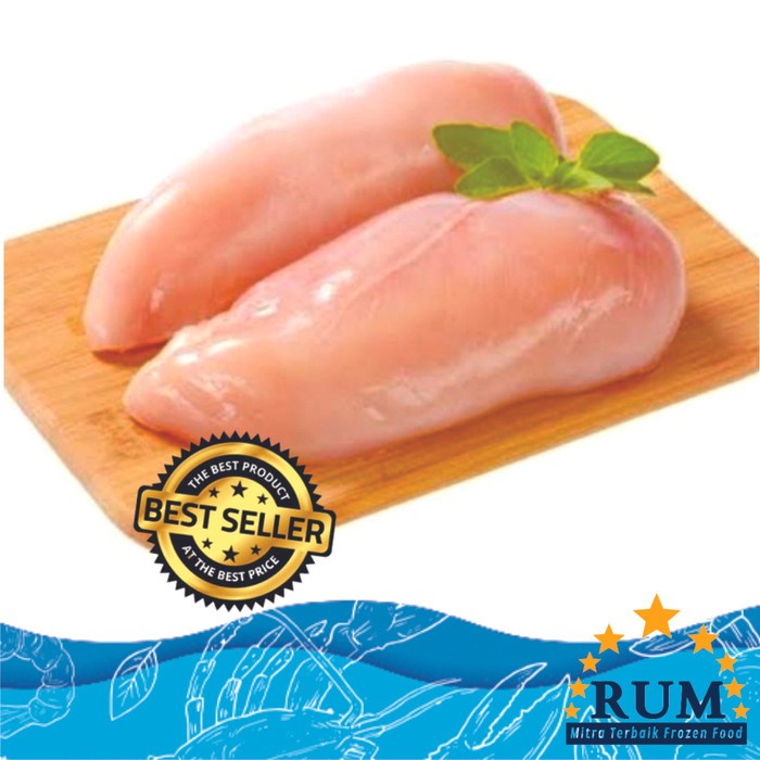 

(BestSeller) Boneless Ayam Fillet Ayam Beku Bersih 1kg