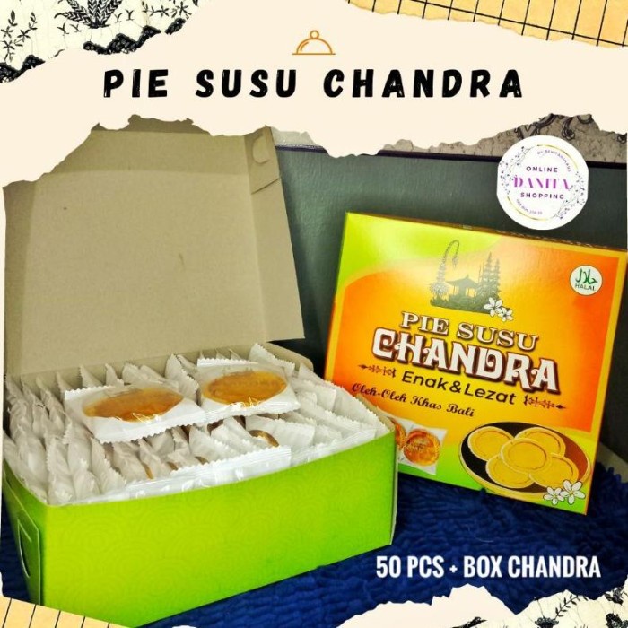 

ENAK!!!! PIE SUSU CHANDRA 50 PCS BOX CHANDRA