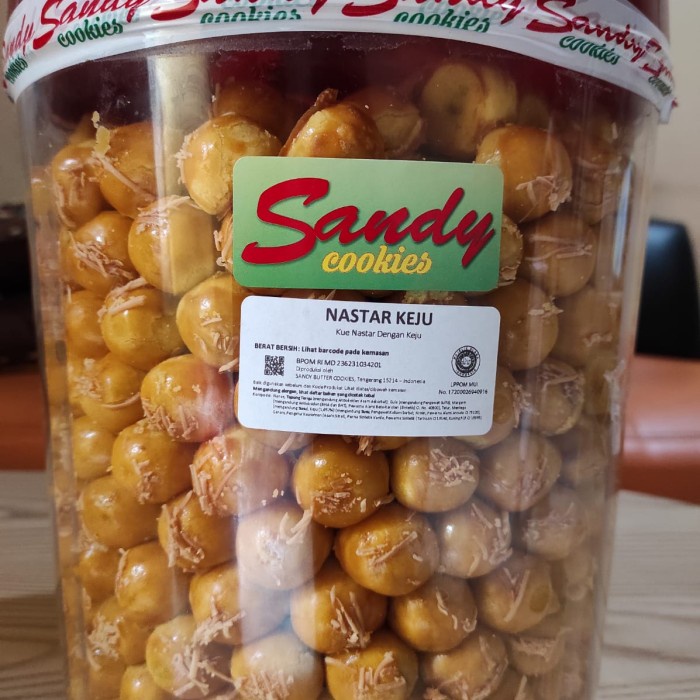 

Kue Sandy / Nastar keju Sandy / Kue Sandy nastar keju 300gram