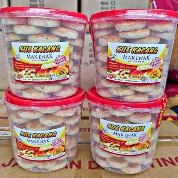 

kue kacang mak enak asli jember-900gram