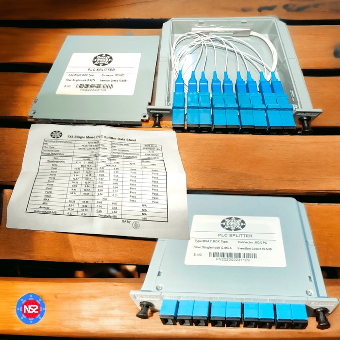 Passive Splitter 1:8 Sc Upc, Splitter Box 1 8, Plc Splitter Box 1:8