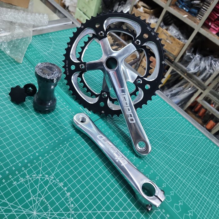 Paling Murah Crank Set Litepro Double Crank 53 39 T Arm 170