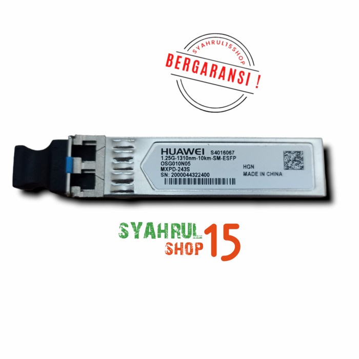 Sfp Huawei 1.25Gb Sm 10Km