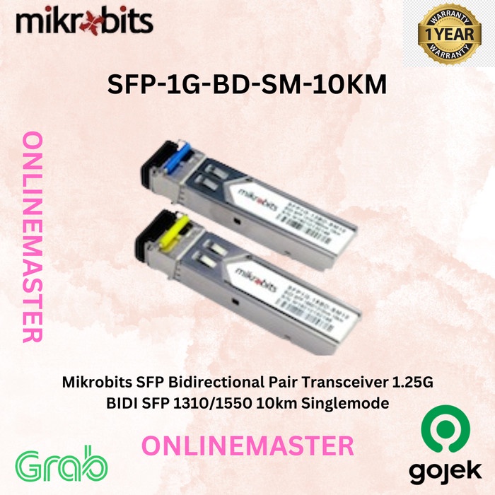 Mikrobits Sfp Transceiver Sfp-1G-Bd-Sm-10Km