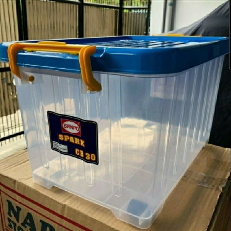 Terbatas container box shinpo 30 liter / box container 30 liter / kontainer box 30 liter Viral