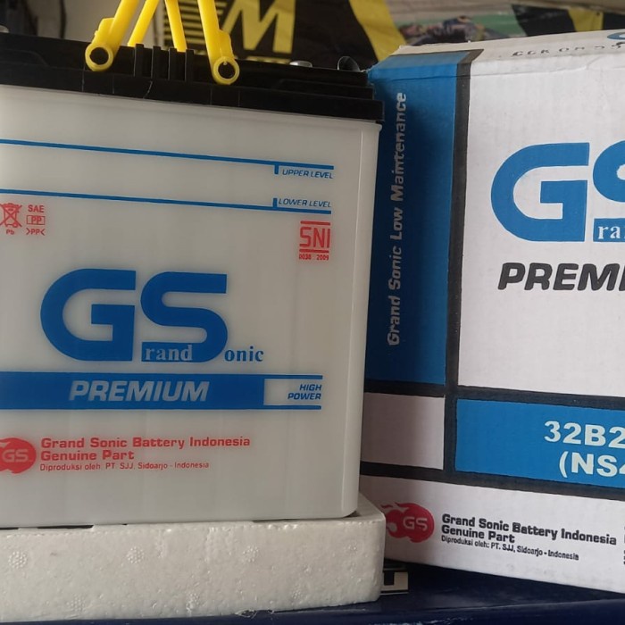 Aki/Accu Mobil Gs Basah Ns40 12V 32Ah Avanza, Terios, Rush