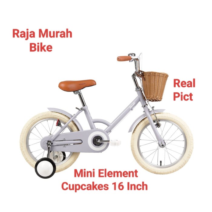 Sepeda Anak Mini Element Cupcakes 16 Inch Sepeda Anak Perempuan Mini 16 Inch Element Cupcakes Kode